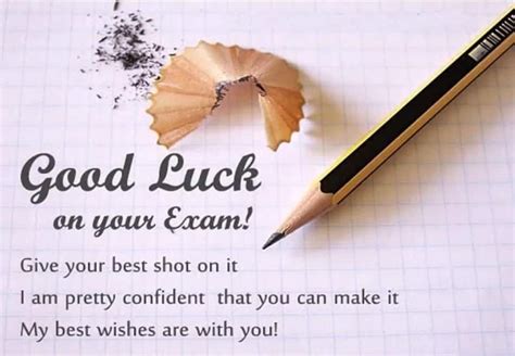 success messages for exams.